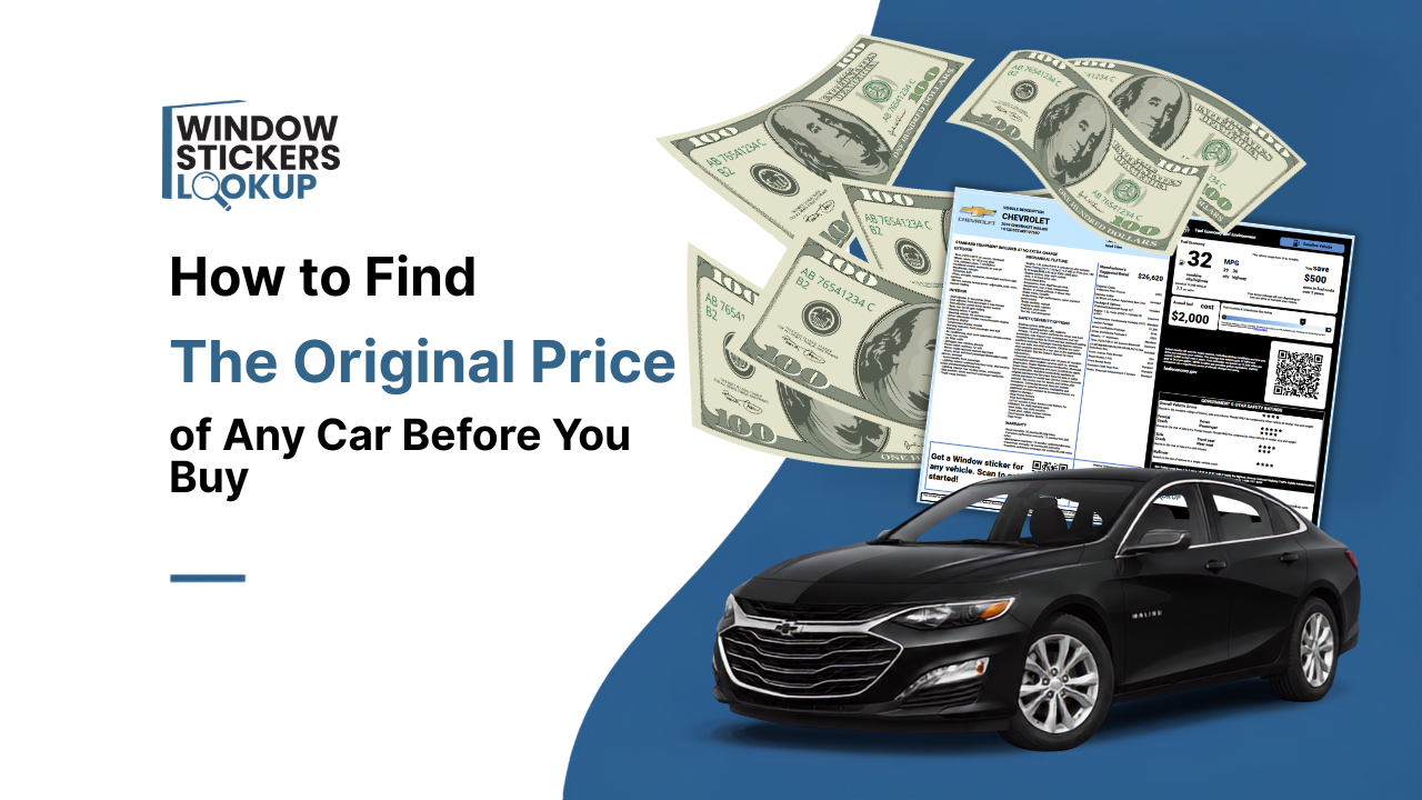 How to Find the Original Price of Any Car Before You Buy