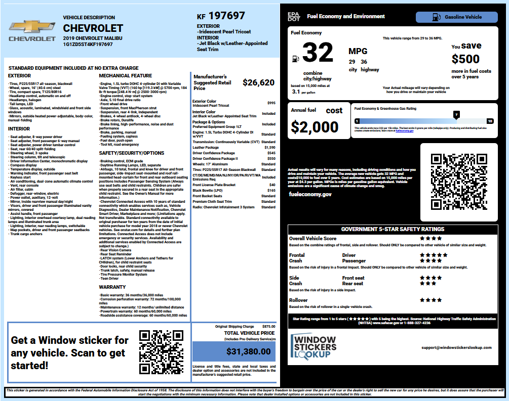 window sticker example