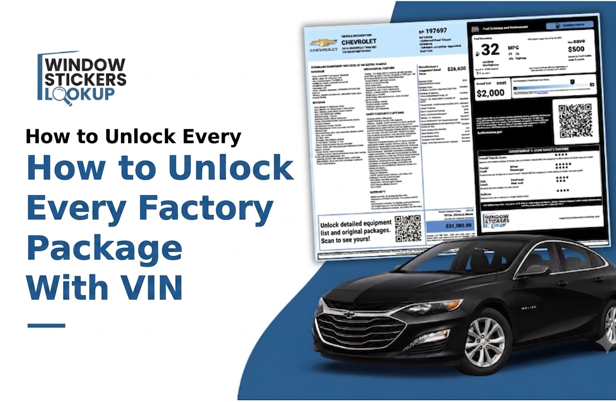 how to unclock factory options using vin